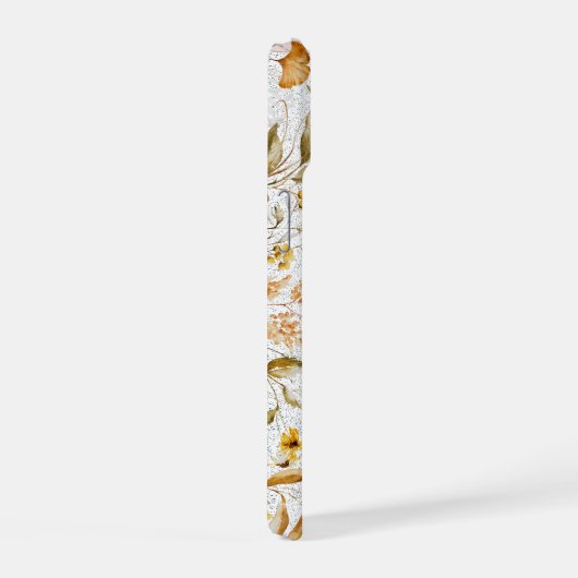 Wilde Bos Botanicals Naam personaliseren iPhone 15 Case (Rechterkant)