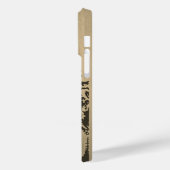 Wilde bos - Gegraveerd hout - Houten Case-Mate iPhone Case (Achterkant / Links)