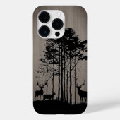 Wilde bos - Gegraveerd hout - Houten Case-Mate iPhone Case (Achterkant)