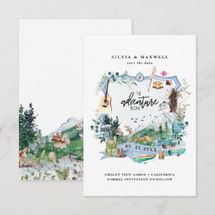 Wilde bosbergbloem   Camping Wedding Crest