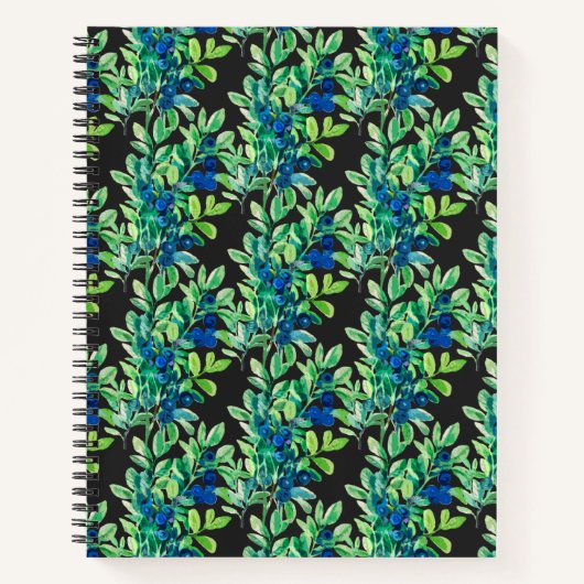 wilde bosbessen notitieboek (Voorkant)