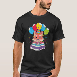 Wilde bosdieren Kinderen van Birthday Party Cute F T-shirt