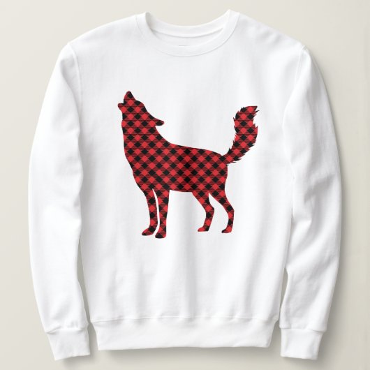 Wilde bosdieren Wolf, Wildlife Christmas Trui (Design voorkant)