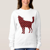 Wilde bosdieren Wolf, Wildlife Christmas Trui (Voorkant)