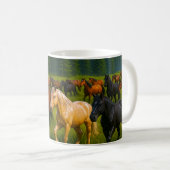 Wilde bospaard koffiemok (Voorkant rechts)