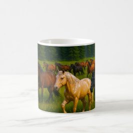 Wilde bospaard koffiemok