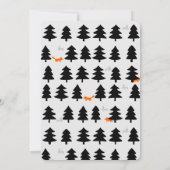 wilde bosrijen op witte achtergrond kaart (Achterkant)