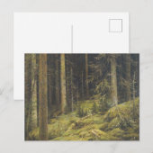 Wilde bossen door Ivan Shishkin Briefkaart (Voorkant / Achterkant)
