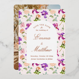 Wilde Botanische Maximalisme Folie Uitnodiging