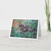 Wilde braambesvruchten kaart (Voorkant)