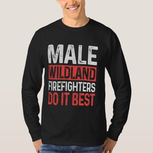 Wilde brandweerman doet beste brandweerman t-shirt (Voorkant)