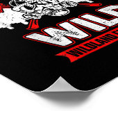 Wilde brandweerman poster (Hoek)