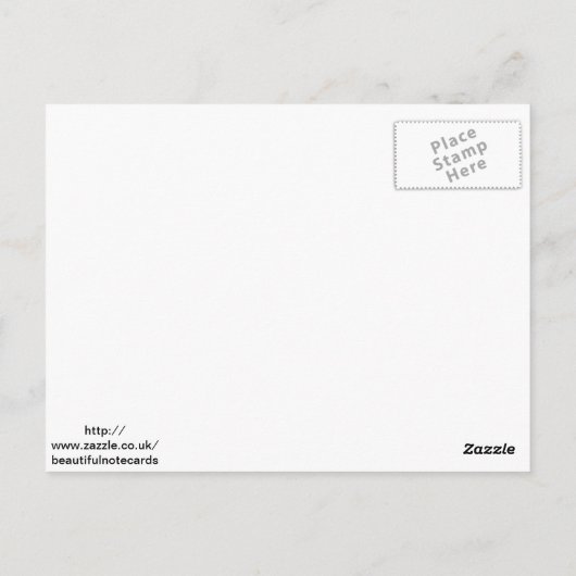 Wilde Briefkaart (Achterkant)