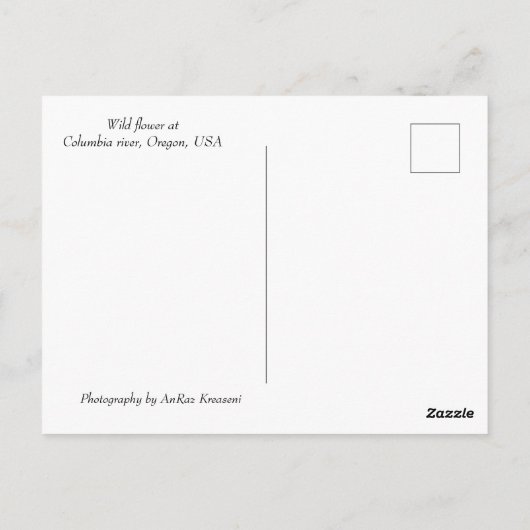 Wilde Briefkaart (Achterkant)