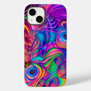Wilde, briljante trippy artsy leuk, creatief Case-Mate iPhone 14 hoesje