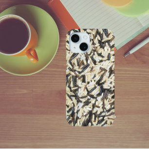 Wilde, bruine en witte rijst iPhone 15 case