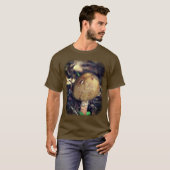 Wilde bruine paddenstoel Natuur T-shirt (Voorkant volledig)