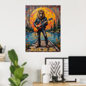 Wilde Brul: Gitaar bij het Water Poster (Thuiskantoor)