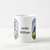 Wilde Buckskin Horse runnen Koffiemok (Center)