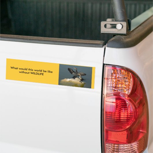 Wilde Bumpersticker (Op Truck)