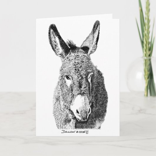 Wilde Burro Kaart (Voorkant)