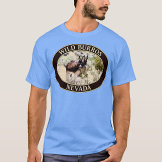 Wilde Burros Ezels van Nevada 2 T-shirt
