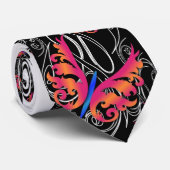 Wilde Butterfly Flip Design, Wilde Butterfly Flip. Stropdas (Opgerold)