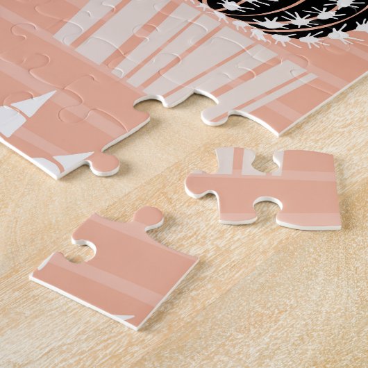 Wilde Cactussen: Kleurrijke Waterverf Patroon Legpuzzel (Zijkant)