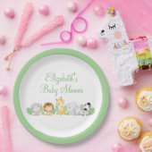 Wilde chique oerwoud baby shower papieren bordje (Feest)