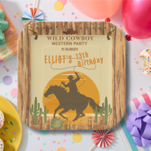 Wilde cowboy western verjaardag
