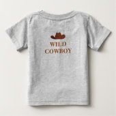 Wilde cowboy westerne jongen (Achterkant)
