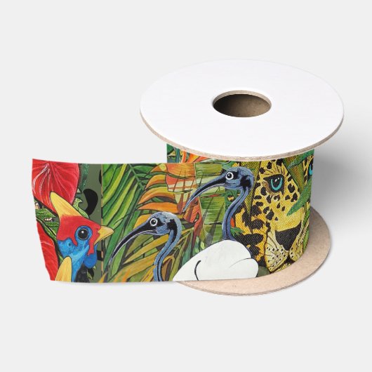 Wilde Creatie Satijnen Lint (Spoel)