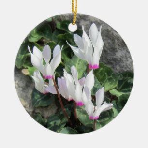 Wilde Cyclamen Keramisch Ornament
