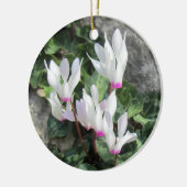 Wilde Cyclamen Keramisch Ornament (Links)