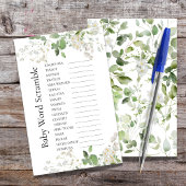 Wilde daisy blooms Baby shower Word Scramble