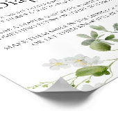 Wilde daisy blooms Late Night Diaper Sign Poster (Hoek)