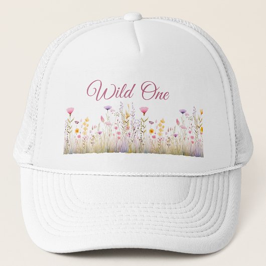 Wilde Dameshoed, Boho Wildflower Tuin Trucker Pet