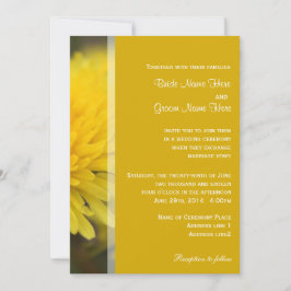 Wilde dandelion bloemen lente, zomer, bruiloft kaart