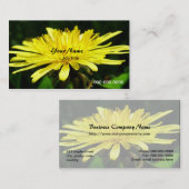 wilde dandelion bloemen. visitekaartje (Voorkant / Achterkant)