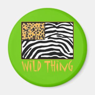 Wilde dding! Ontwerp van koelproefdrukken Magneet