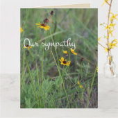 Wilde de sympathiekaart van het bloemgebied kaart (Gele Bloem)