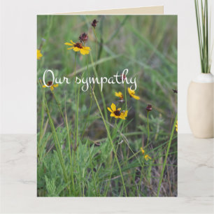 Wilde de sympathiekaart van het bloemgebied kaart