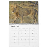 Wilde Dier 2027 Kalender (Feb 2027)