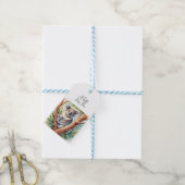 Wilde dier koala cadeaulabel (Met Touw)