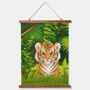 Wilde dier wandtapijt ontwerp hangend wandkleed