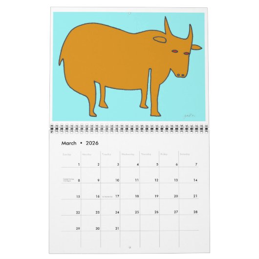 Wilde dieren 2021 kalender uit Denis Gaston Art (Mar 2026)