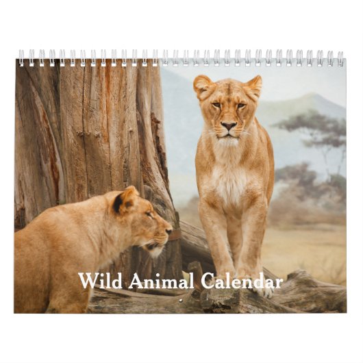 Wilde dieren 2025 kalender (Hoes)