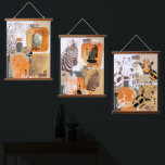 Wilde dieren Aarde Tone Modern Abstracte Pop Art Hangend Wandkleed<br><div class="desc">Moderne abstracte wilde dierenmuur hangen met afrikaanse giraffe,  zebra en zuid-amerikaanse jaguar dieren en organische vormen in de portretstijl van de pop. Koel het ontwerp van gemengde media in aardtonen van gouden zandbeige die oranje en groen verbrand zijn.</div>
