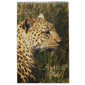 Wilde dieren Afrikaanse safari 2012 Kalender (Hoes)