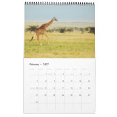 Wilde dieren Afrikaanse safari 2012 Kalender (Feb 2027)